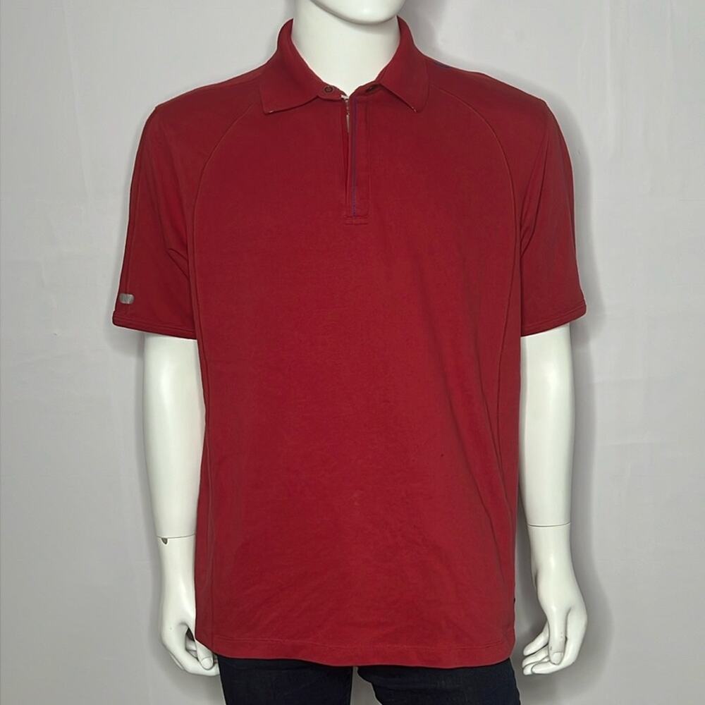 Tommy Bahama half zip‎ button closure shirt size XL.